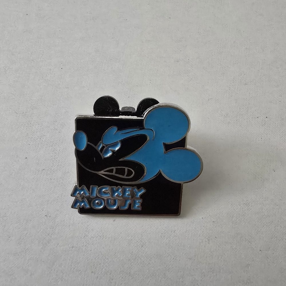 Disney Pin Expression Mystery Pouch Angry Teal Blue Mickey